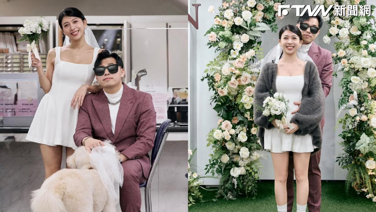 小粉紅正式升格人妻！公布懷孕隔天登記結婚　甜曬戶政登記照