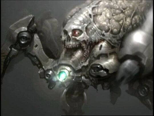 Epic资深场景画师重制《毁灭战士》惊悚蜘蛛首脑