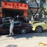 白富美怒开卡宴撞玛莎拉蒂 豪车连连碰是病态炫富？