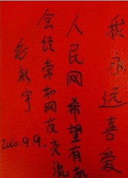 毛新宇少将书法集锦 看似简单大有内涵独成一体