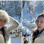 曾馨瑩雪地自拍3連發！表情多變　「51歲真實膚況」驚豔網友